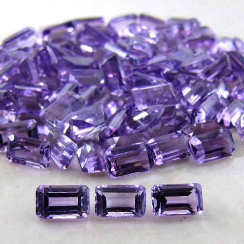 Certified Natural Amethyst AAA Quality 12x16 mm Faceted Octagon 10 pcs lot loose gemstone