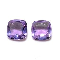Certified Natural Amethyst AAA Quality 4 mm Faceted Cushion 25 pcs lot loose gemstone