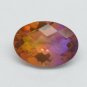 Certified Quartz Doublets Bi-color AAA Quality 16x12 mm Faceted Oval 1 pc loose gemstone