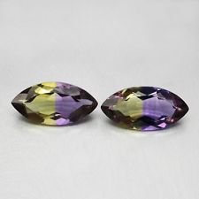 Certified Quartz Doublets Bi-color AAA Quality 12x6 mm Faceted Marquise 1 pc loose gemstone