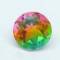 Certified Quartz Doublets Try-color AAA Quality 15 mm Faceted Round 2 pcs pair loose gemstone