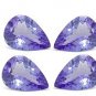 Certified Natural Tanzanite A Quality 5x4 mm Faceted Pear 50 pcs lot loose gemstone
