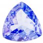 Certified Natural Tanzanite A Quality 4 mm Faceted Trillion 5 pcs Lot loose gemstone