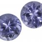 Certified Natural Tanzanite AA Quality 2 mm Faceted Round 100 pcs lot loose gemstone