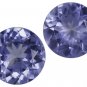 Certified Natural Tanzanite AA Quality 5.5 mm Faceted Round 5 pcs lot loose gemstone