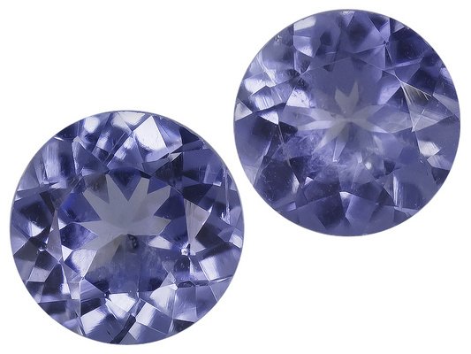 Certified Natural Tanzanite AA Quality 7 mm Faceted Round 5 pcs lot loose gemstone