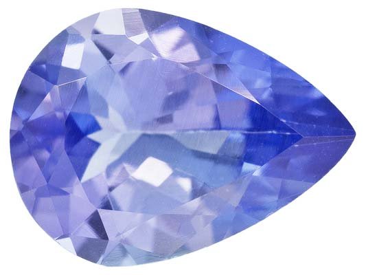 Certified Natural Tanzanite AA Quality 7x5 mm Faceted Pear 2 pcs pair loose gemstone