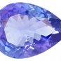 Certified Natural Tanzanite AA Quality 8x6 mm Faceted Pear 5 pcs lot loose gemstone