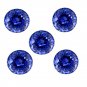 Certified Natural Tanzanite AAA Quality 5 mm Faceted Round 5 pcs lot loose gemstone