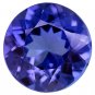 Certified Natural Tanzanite AAA Quality 7 mm Faceted Round 1 pc loose gemstone