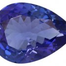 Certified Natural Tanzanite AAA Quality 6x4 mm Faceted Pear 2 pcs pair loose gemstone