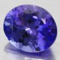Certified Natural Tanzanite AAA Quality 6x4 mm Faceted Oval 2 pcs pair loose gemstone