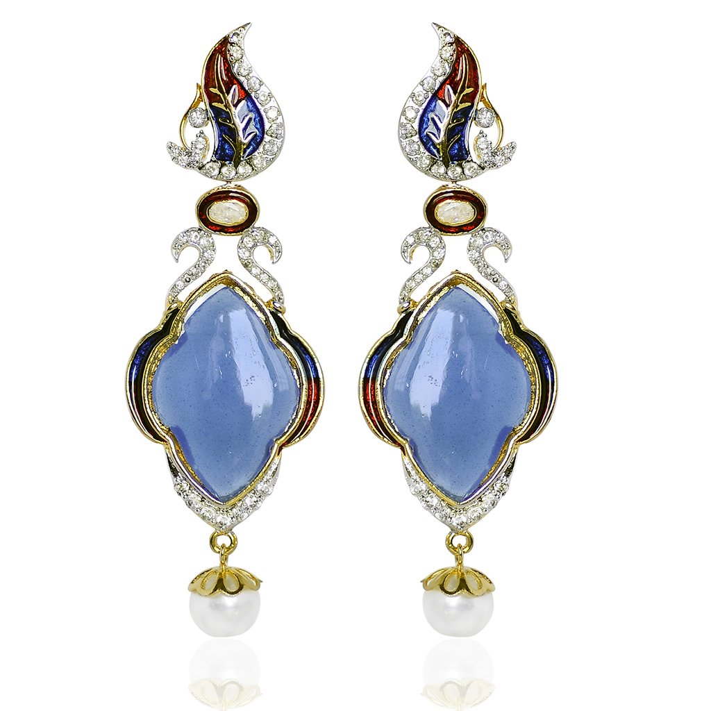 Beautiful Designer Brass Earring