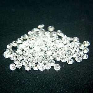 Heart And Arrow Cut White Cubic Zircon AAA Quality 1 mm Faceted Round 5000 pcs Lot loose gemstone