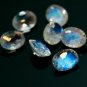 Natural Rainbow Moonstone 3x4 mm Faceted Oval 25 pcs Lot Loose Gemstone