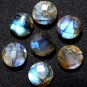 Natural Labrodroite AAA Quality 6 mm Faceted Round 10 pcs Lot Loose Gemstone