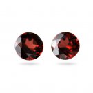 Certified Natural Garnet AAA Quality 7 mm Faceted Round Shape 75 pcs lot loose gemstone
