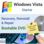 Windows Vista Starter - Reinstall, Repair & Recovery - 32 & 64 bit DVD SP2