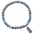 A BRINGER OF LIGHT & PROTECTION- Labradorite Gemstone Bracelet (BBLAB0FR)
