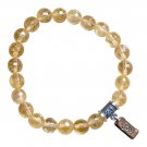 ABUNDANCE, JOY, SUCCESS- Citrine Gemstone Bracelet (BBCT1FR)