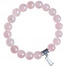 ATTRACT LOVE & GENTLE ENERGY- Rose Quartz Gemstone Bracelet (BBRQ2SR)