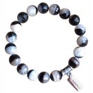GROUNDING, STRENGTH, CONFIDENCE- Agate Geode Gemstone Bracelet (BBGEO2FR)