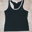 So Sporty sz S athletic Tank Top black n white