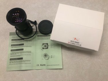 GV-5-100-ADC Auto Iris CCTV Lens Vary-Focal/Mono Focal Lens Lot of 5