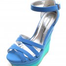 Take This Wedge To The Edge Blue Heels