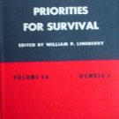 Priorities For Survival by Lineberry, William