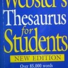 Webster's Thesaurus for Students (SC 2007 G) Free Ship