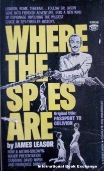 Where the Spies Are James Leasor (Mass Market PB 1966 G