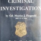 Handbook Criminal Investigation Maurice Fitzgerald (HB