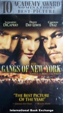 Gangs of New York Leonardo DiCaprio ( VHS 2003 Good )