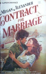 Contract for Marriage by Megan Alexander Free Shipping
