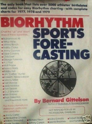 Biorhythm Sports Forecasting by Bernard Gittelson (HB *