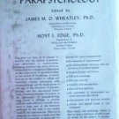 Philosophical Dimensions of Parapsychology Wheatley *