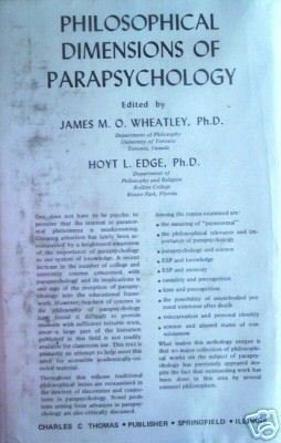 Philosophical Dimensions of Parapsychology Wheatley *