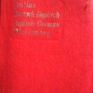 Collins German Gem Dictionary J M Clark (SC 1974 G)