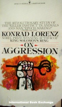 On Aggression by Konrad Lorenz 1977, Paperback Good