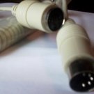PC Keyboard Ext Cable 6' Coiled Din5 M/F Free Shipping