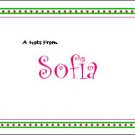 Cute & Sweet Personalized Note Cards
