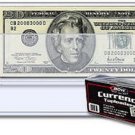 25 Toploaders Currency 6.5x3 BCW New Dollar Bill Protector Storage Sleeve Holder