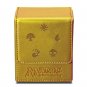 ULTRA PRO MTG Magnetic Flip Deck Box *ALL MANA SYMBOLS GOLD* Magic the Gathering