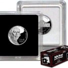 Box of 25 BCW 2X2 Hard Plastic Coin Snaps - NICKEL Size protector holder display