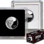 100 BCW 2X2 HARD PLASTIC COIN SNAPS NICKEL DISPLAY PROTECTORS (21.2mm)