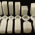 5 Coin Safe Plastic SQUARE COIN TUBES Combination MIX n MATCH - Coin Supplies
