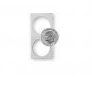 200 2x2 SILVER DOLLAR Mylar Cardboard Coin Holder Flips - 2 x 2 Coin Supplies