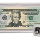 (5) BCW Regular Small Bill Currency Slab Acrylic Holders