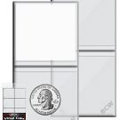 Lot of 1000 BCW Vinyl 2 x 2 Coin Flips ~10 packs of 100